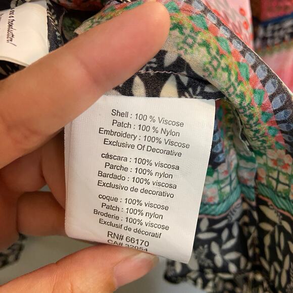 Anthropologie Bhanuni by Jyoti Women's Size XL Pink Rosario Blouse New with Tags - Picture 8 of 16